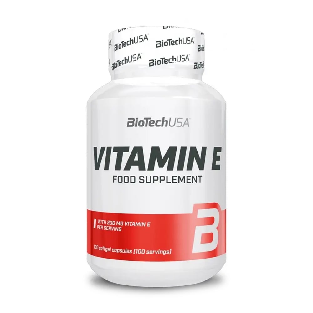 Вітамін E BioTechUSA Vitamin E 200 мг, 100 гелевих капсул